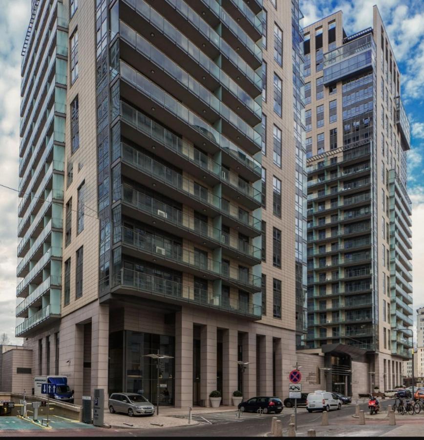 Ferienwohnung Platinum Towers Warschau Exterior foto